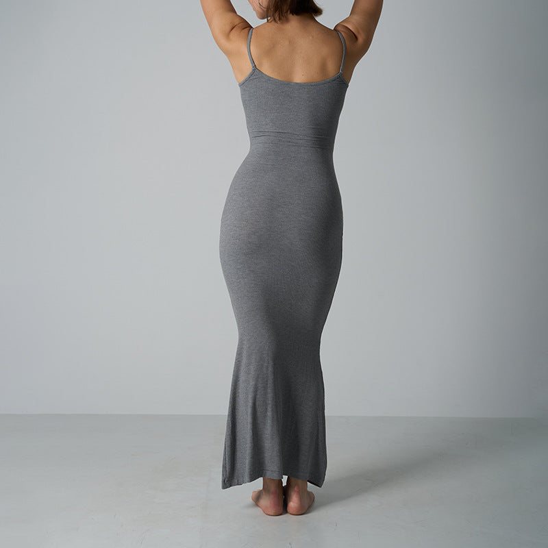 Long Dress Modal Lounge Dress Spaghetti Strap Dress