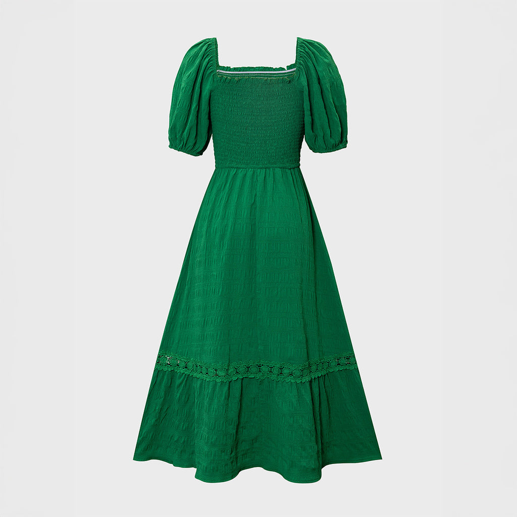 Short Sleeve Long Dress Women's Dress