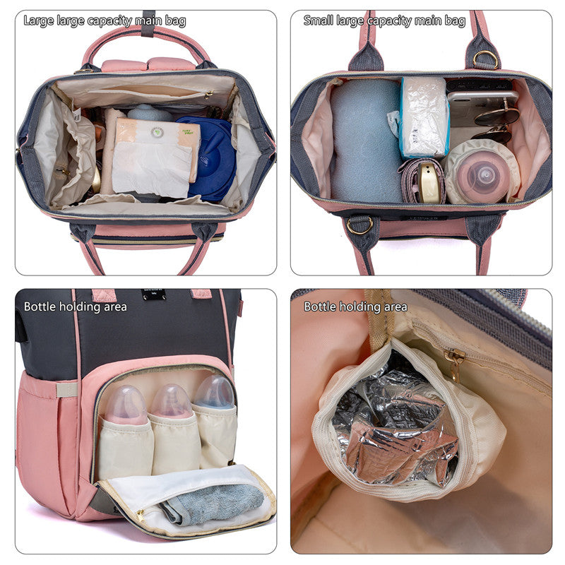 Handbag Multi-purpose Mother And Baby Bag Three-piece Backpack