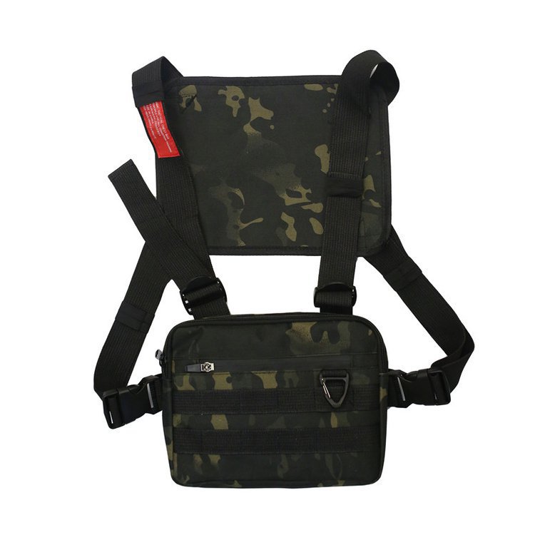 Multi-purpose Tooling Shoulder Hip-hop Chest Bag Front Hanging Vest