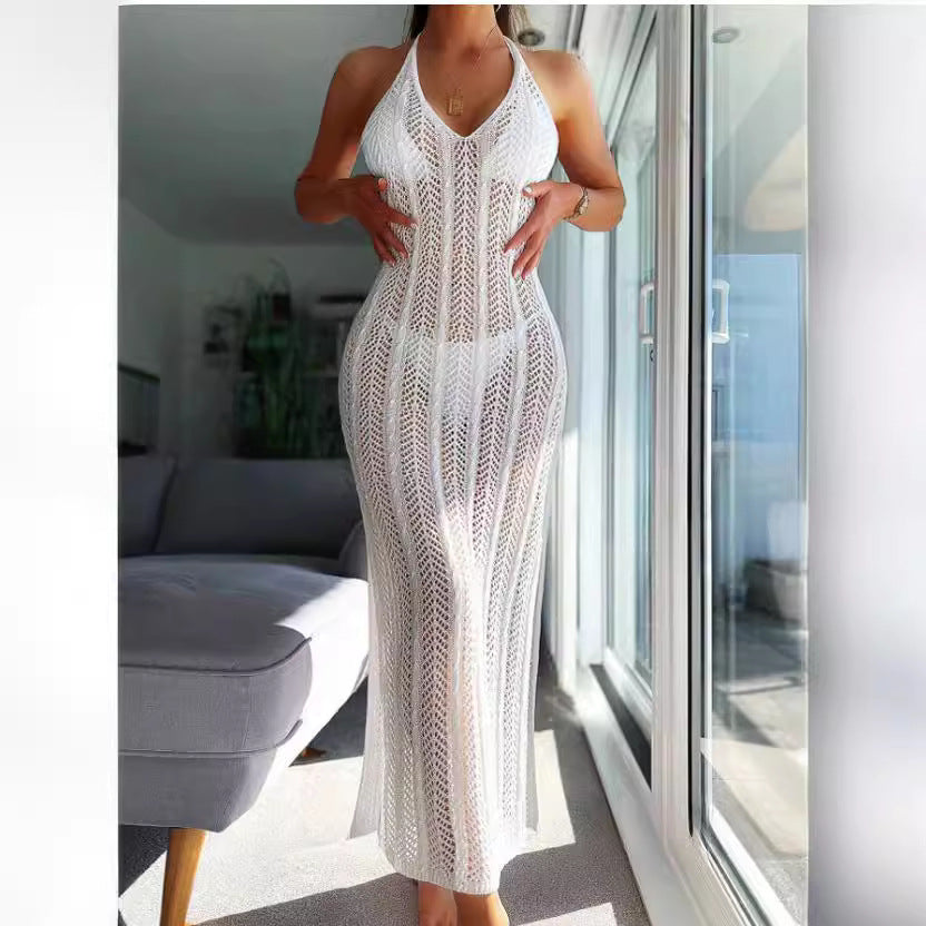 Dress Women Summer Slimming and Sexy Backless Long Dress