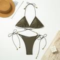 Strappy Bikini Swimsuit Set for Women