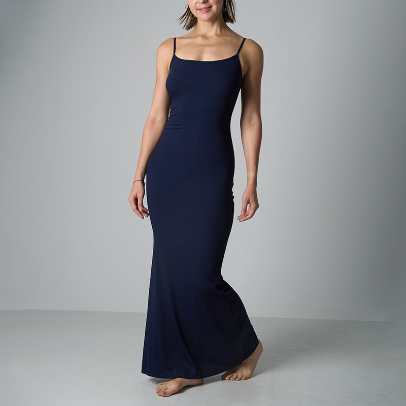 Long Dress Modal Lounge Dress Spaghetti Strap Dress