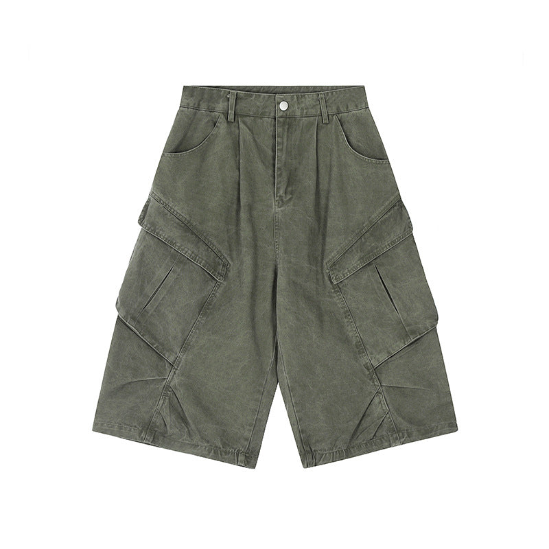 Pocket workwear casual shorts