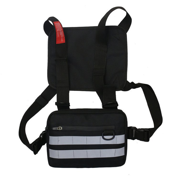Multi-purpose Tooling Shoulder Hip-hop Chest Bag Front Hanging Vest