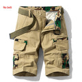Men's Street Shorts Summer Camouflage Short Casual Cargo Multi-Pocket Cortos Homme Cotton Military Beach Work Brand Pants