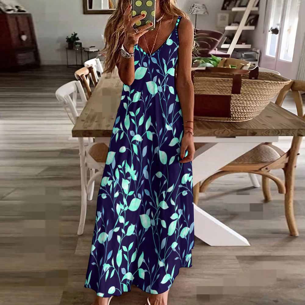 Sling Ankle Long Dress