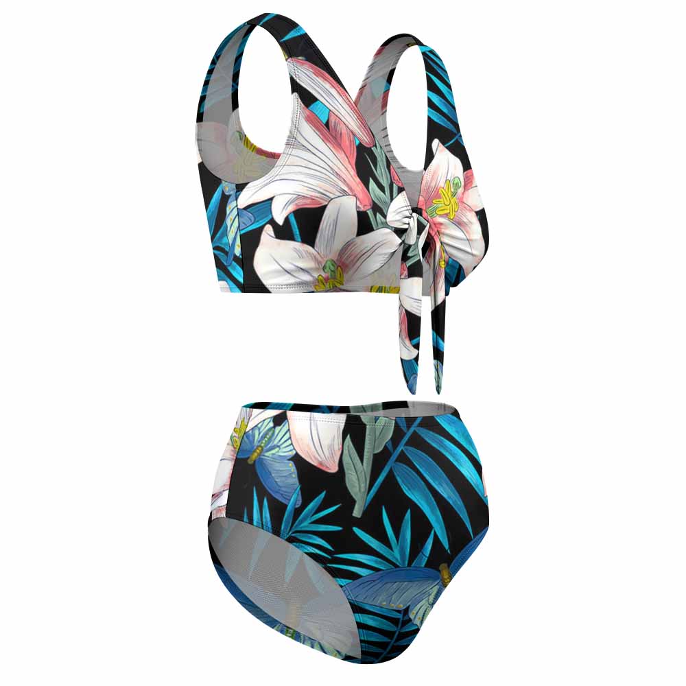 2-Piece Knotted Bikini Swimsuit