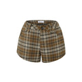 Plaid low waisted shorts