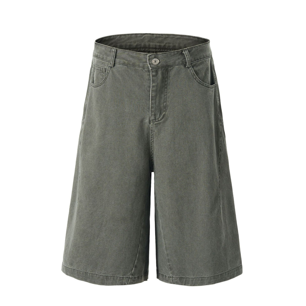 Retro Simple Loose Casual Work Shorts Pants