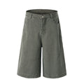 Retro Simple Loose Casual Work Shorts Pants