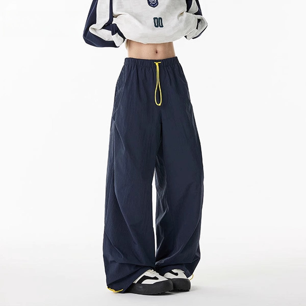 Loose work pants and casual wide leg pants