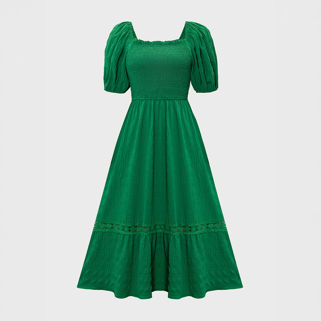 Short Sleeve Long Dress Women's Dress