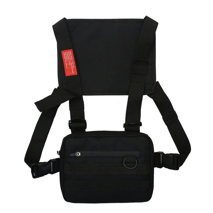 Multi-purpose Tooling Shoulder Hip-hop Chest Bag Front Hanging Vest