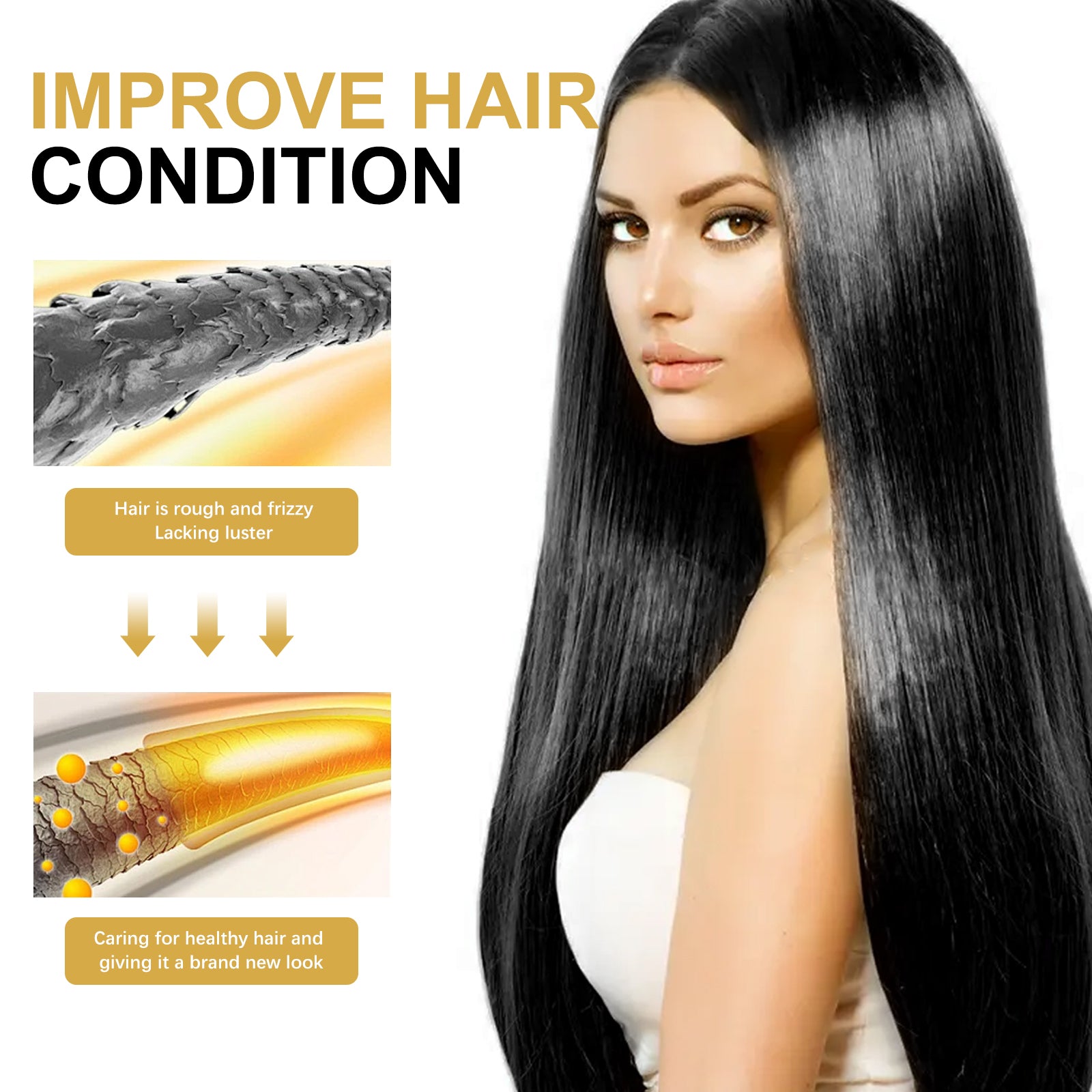 EELHOE Hair Cream, Moist Soft Repair With Prevent Hair Flexible Hair Thick Hair Hair Care Cream