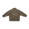 Large Lapel Pocket Work Washed Motorcycle Jacket