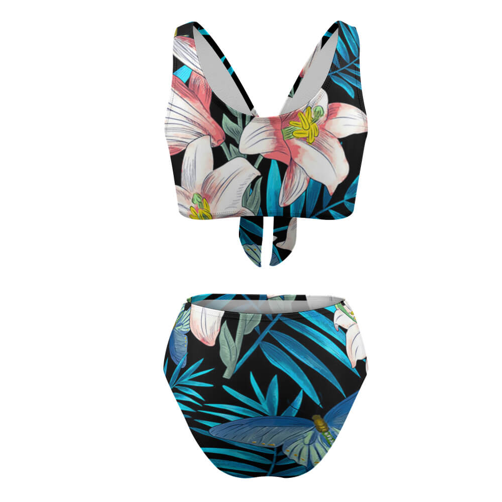 2-Piece Knotted Bikini Swimsuit