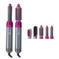 Multifunctional new multi head five-in-one automatic hair sucking hair dryer straight hair comb hair dryer curling rod hot air comb