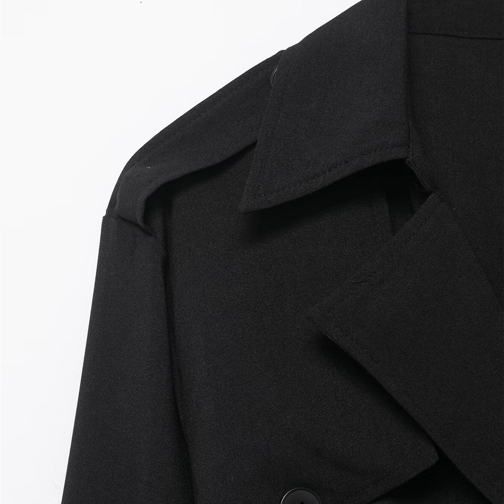 Commuting elegant windbreaker dress