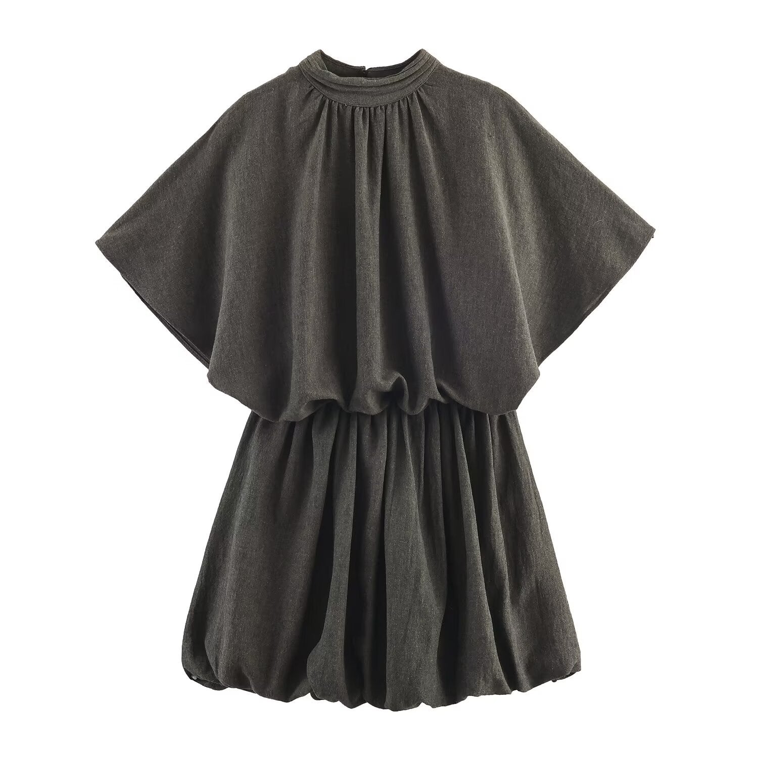Balloon mini dress for women