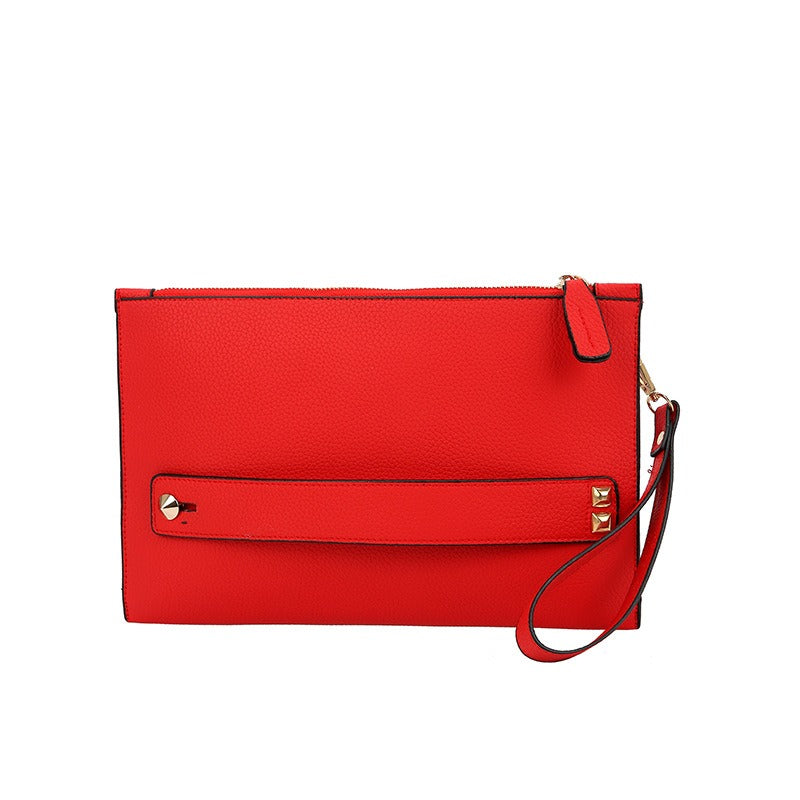 Clutch bag women's handbag Korean style women's bag clutch bag red dinner party bag envelope large capacity women's bag