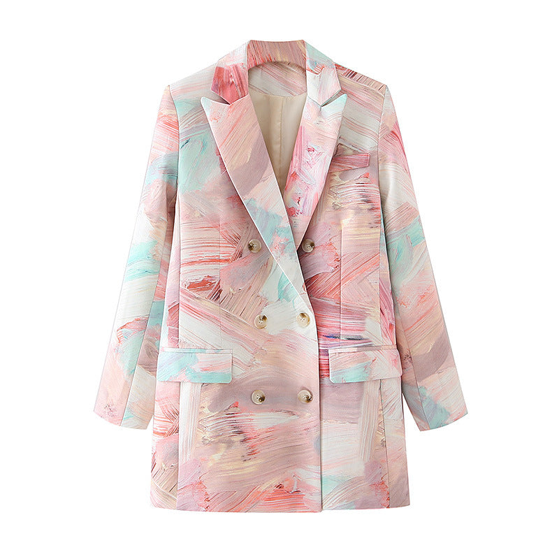 New autumn foundation make-up graffiti Western-style clothes