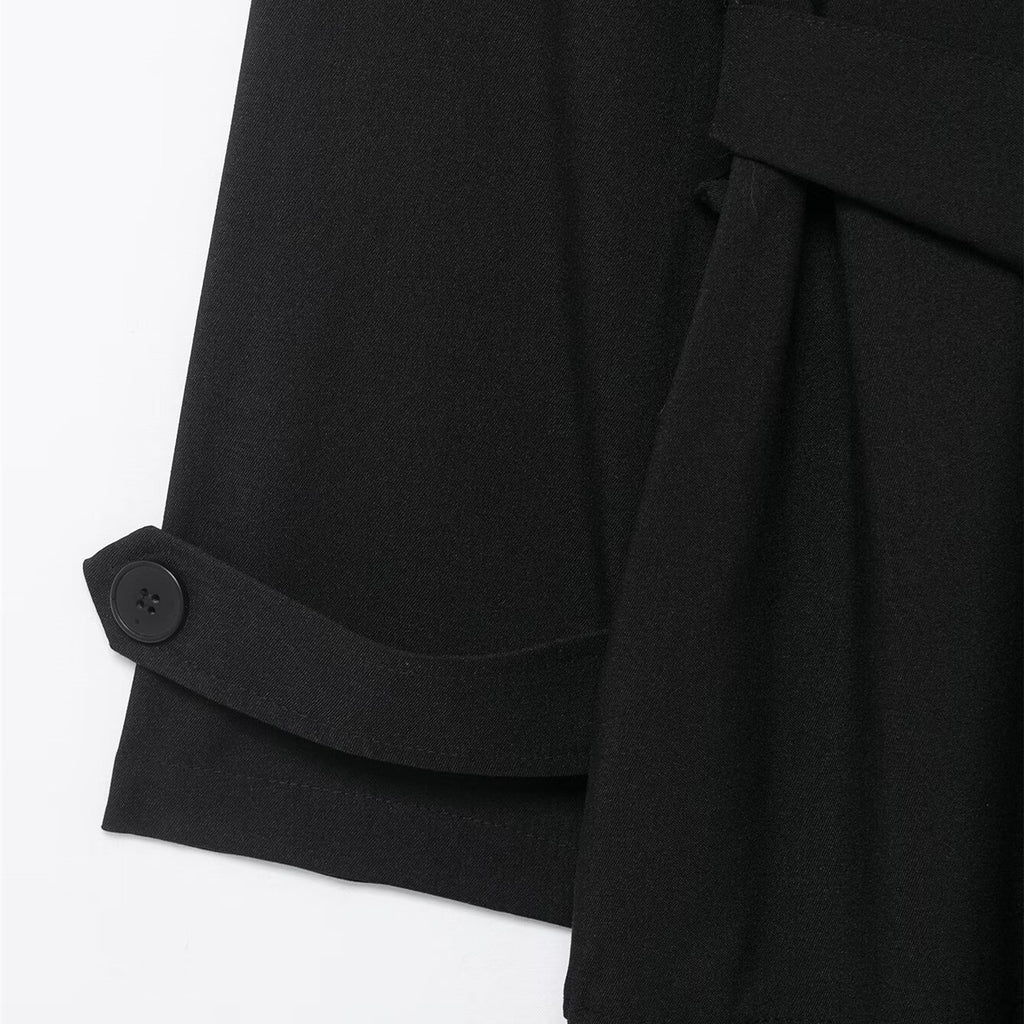 Commuting elegant windbreaker dress