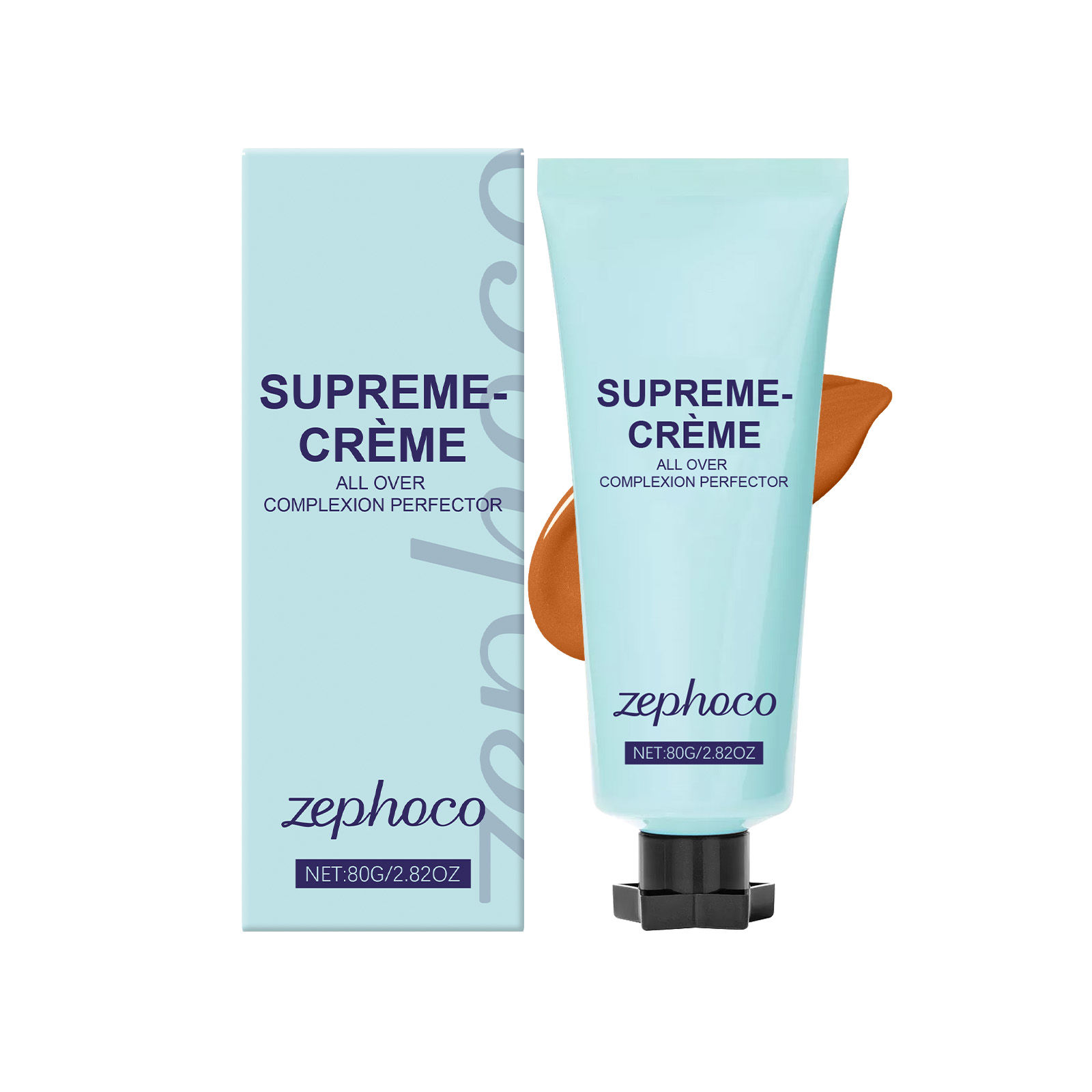zephoco Long Duration Concealer For Dark Skin, Tone Sheer Sheer Matte Natural Anti-Rub And Make-Up Daily Concealer