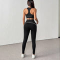 Cross-Back Sports Long Pants 2-Piece Set