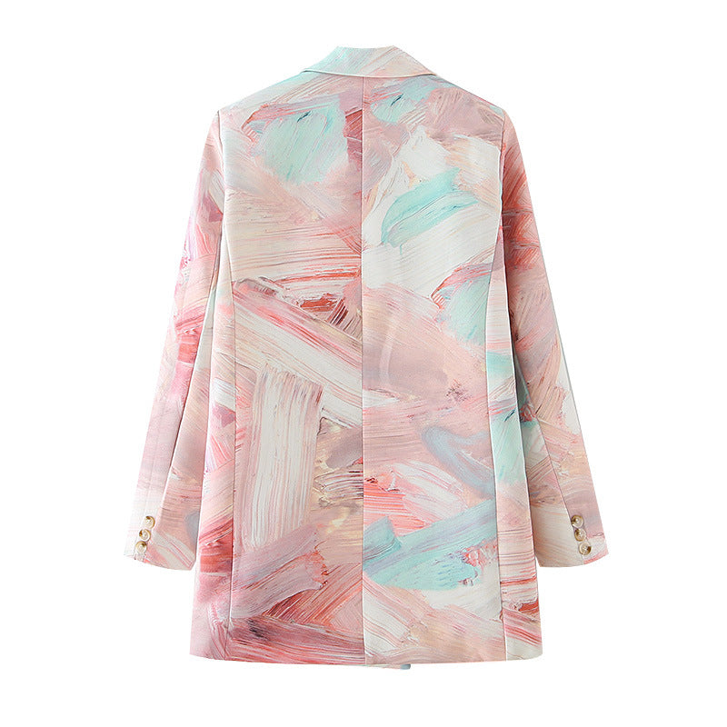New autumn foundation make-up graffiti Western-style clothes