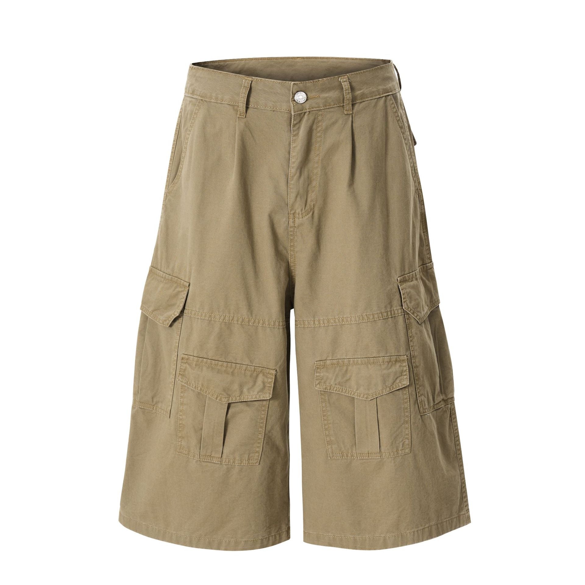 Retro Simple Loose Casual Work Shorts Pants