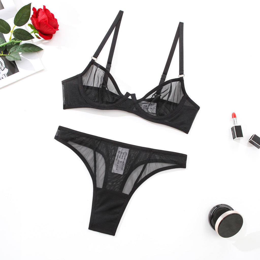 Women's Fashion Personalized Bra T-back 2-piece Set
