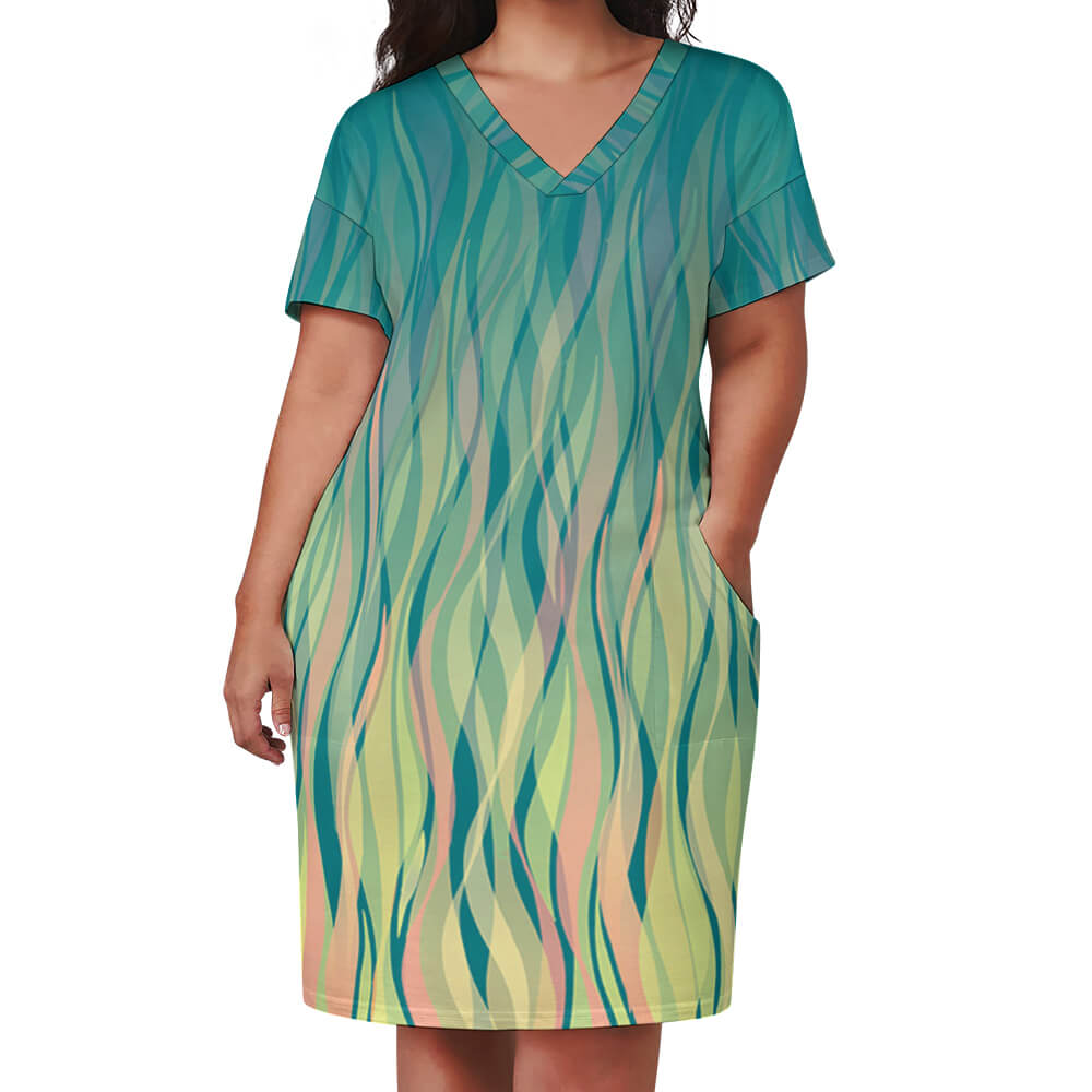 Loose pocket dress